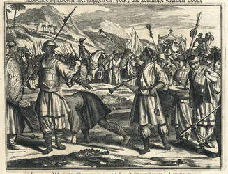 Arrivo di Vasco da Gama al Samoryn di Calicut